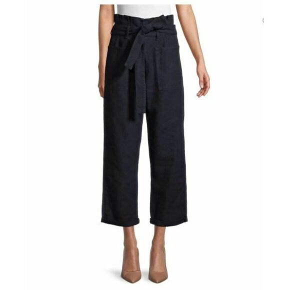 Joes Jeans Womens Paperbag Pants Trousers Cropped - Picture 1 of 12